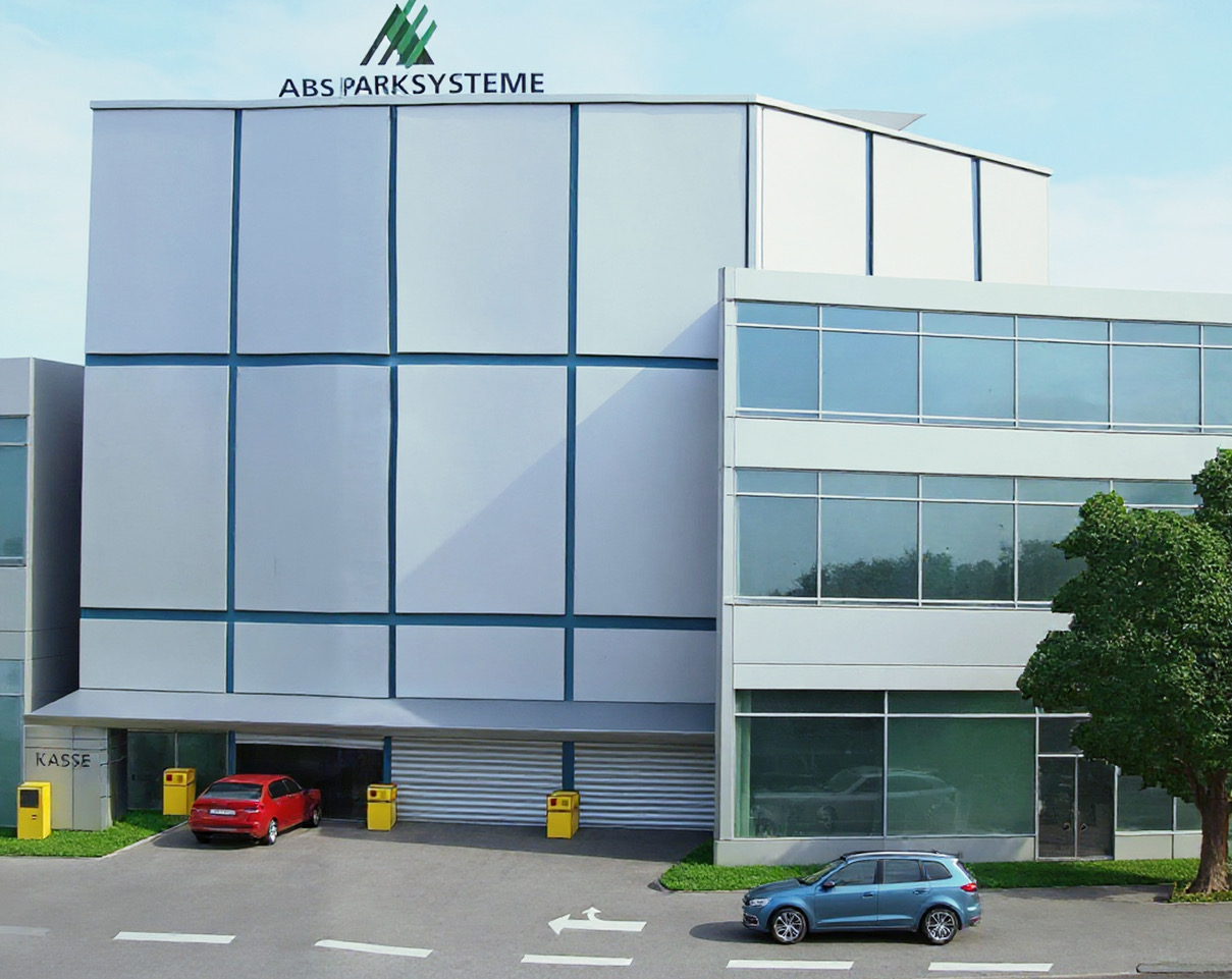 Außenansicht des ABS-Parkhaussystems